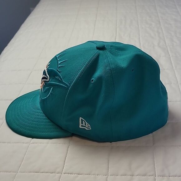 Miami Dolphins Fitted Baseball Hat 8 - Picture 2 of 5